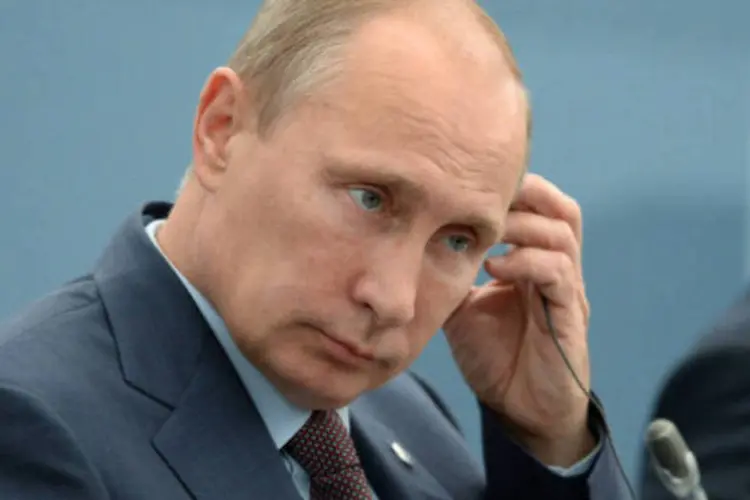 
	Vladimir Putin: ex-espi&atilde;o sovi&eacute;tico pediu aos historiadores em fevereiro que propusessem diretrizes para novos livros escolares de hist&oacute;ria
 (Getty Images)
