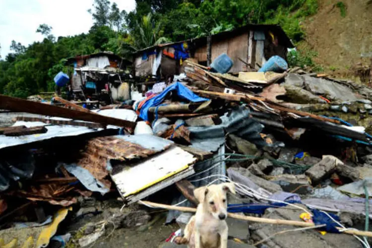 
	Deslizamentos nas Filipinas:&nbsp;temporal obrigou o cancelamento de mais de 50 voos dom&eacute;sticos nos &uacute;ltimos dois dias no pa&iacute;s
 (Getty Images)