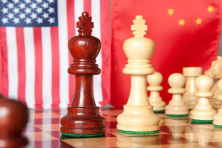 China e Estados Unidos: em 2012, o comércio bilateral de produtos e serviços chegou a 483,5 bilhões de euros, de acordo com a delegação da UE à China (Getty Images)