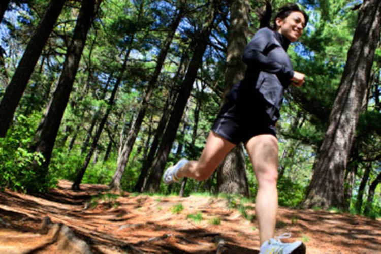 Corrida: enquanto corre, concentre-se em todos os aspectos positivos de sua própria experiência (Getty Images)
