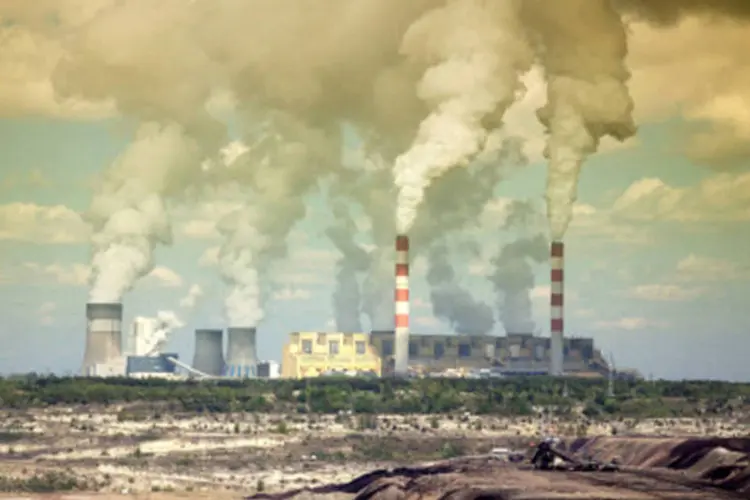 Gases do efeito estufa são uma das causas principais do aquecimento global (Getty Images)