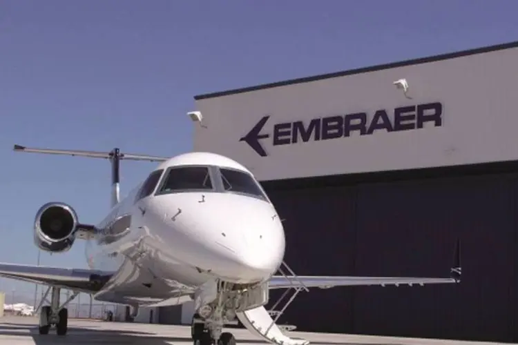 
	Hangar da Embraer: o Ebitda (lucro antes de juros, impostos, deprecia&ccedil;&otilde;es e amortiza&ccedil;&otilde;es) da companhia, por sua vez, teve alta de 20,9%
 (Divulgação/Embraer)