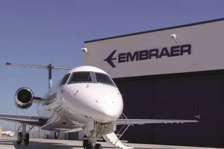 
	Embraer: companhia entegou 34 jatos no primeiro trimestre de 2014, sendo 14 comerciais e 20 executivos, ante 29 jatos no mesmo per&iacute;odo de 2013, sendo 17 comerciais e 12 executivos
 (Divulgação/Embraer)