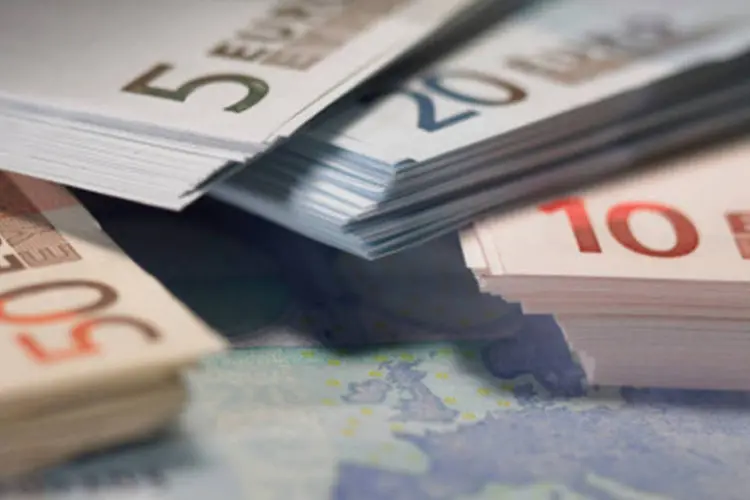 
	Notas de Euro: no fim da tarde em Nova York, o euro estava cotado a US$ 1,3862, de US$ 1,3744 ontem
 (Getty Images)
