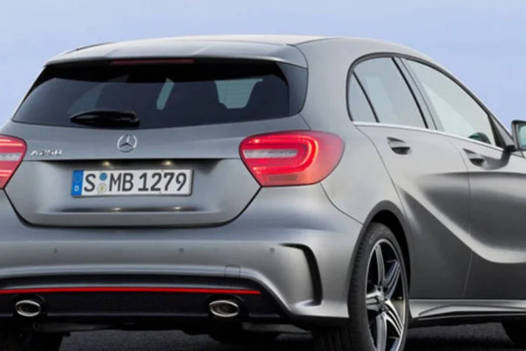 
	Traseira do novo Mercedes Classe A: v&iacute;deo recebeu alguns elogios e uma enxurrada de cr&iacute;ticas
 (Divulgação)