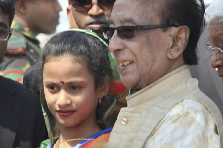 
	O presidente de Bangladesh, Zillur Rahman: nascido em 9 de mar&ccedil;o de 1929, chegou &agrave; chefia do Estado em 2009 como candidato da Liga Awami (Stringer/Reuters)
