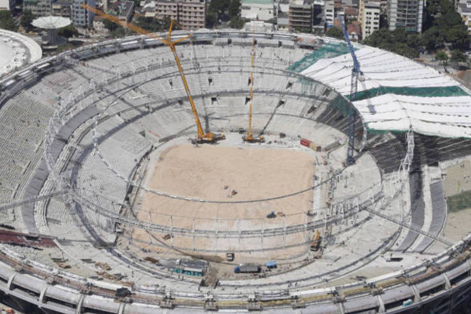 Chuva alaga Maracanã e visita de da Fifa é cancelada