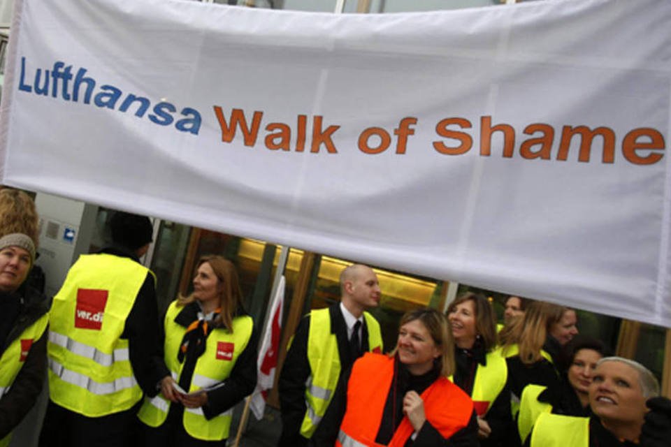 Lufthansa considera medida legal contra planos de greve