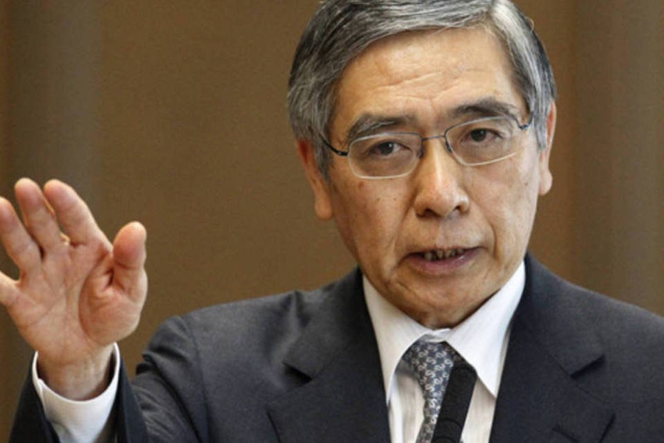 Inflação deve ficar em zero, diz presidente do BC do Japão