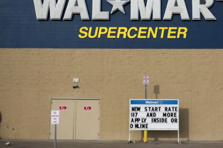 
	Loja da Walmart nos Estados Unidos: a empresa informou que as vendas internacionais subiram 2,9%, para US$ 32,96 bilh&otilde;es
 (Shannon Stapleton/Reuters)