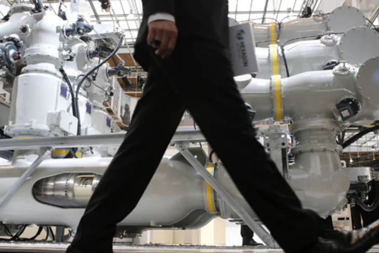 
	F&aacute;brica da Alstom em Hanover, na Alemanha: al&eacute;m do contrato, tamb&eacute;m constam da coopera&ccedil;&atilde;o jur&iacute;dica prestada pela Su&iacute;&ccedil;a uma s&eacute;rie de recibos num total de US$ 1,2 milh&atilde;o
 (Fabrizio Bensch/Reuters)