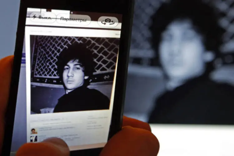 
	Fotografia de Djohar Tsarnaev no site&nbsp;VKontakte: rede social ficou evidenciada recentemente pela presen&ccedil;a de um dos suspeitos do atentado de Boston
 (Alexander Demianchuk/Reuters)