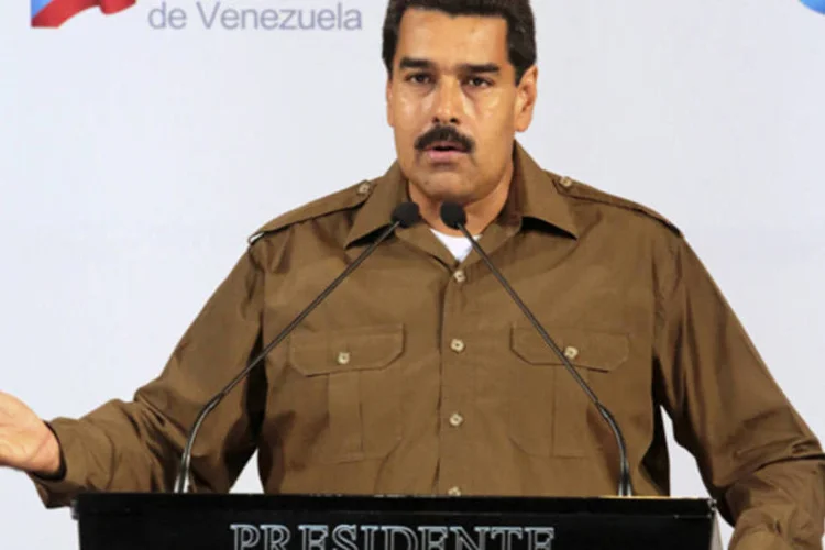 
	Presidente da Venezuela, Nicol&aacute;s Maduro, concede entrevista coletiva em Caracas
 (Palácio Miraflores/Divulgação)