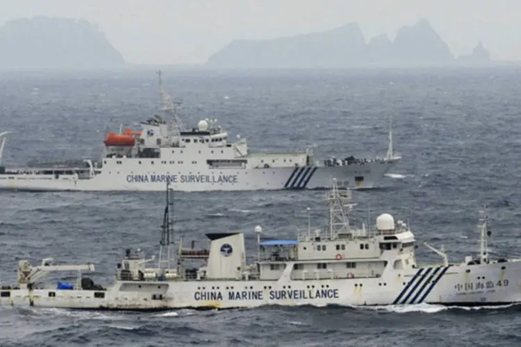 
	Mar da China Meridional: &quot;O Tribunal chega &agrave; conclus&atilde;o de que n&atilde;o h&aacute; base legal para que a China reivindique direitos hist&oacute;ricos sobre as zonas&quot;
 (Kyodo/Reuters)