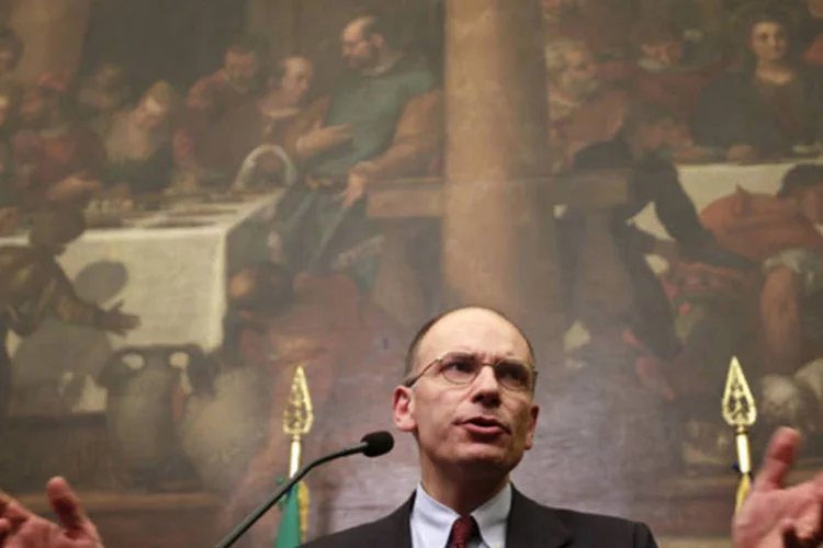 Vice-líder do Partido Democrata, Enrico Letta: político se diz confiante em resolver divergências com o partido do ex-premiê Silvio Berlusconi (Max Rossi/Reuters)