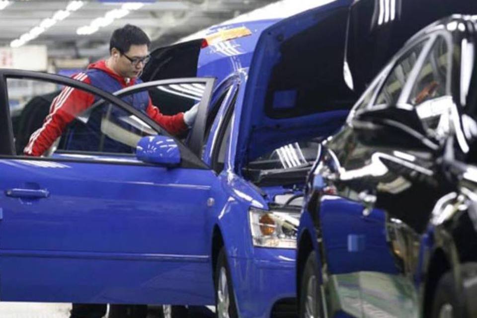 Produção industrial da Coreia do Sul cai em maio