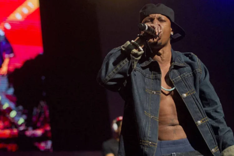 Chris Kelly do Kris Kross em uma apresentação no Fox Theatre, em fevereiro deste ano (Jonathan Phillips/Reuters)