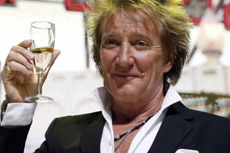 Rod Stewart: a última vez que chegou ao número um no Reino Unido foi em 1979 com seu disco de "Greatest Hits, Vol. 1" (Suzanne Plunkett/Reuters)