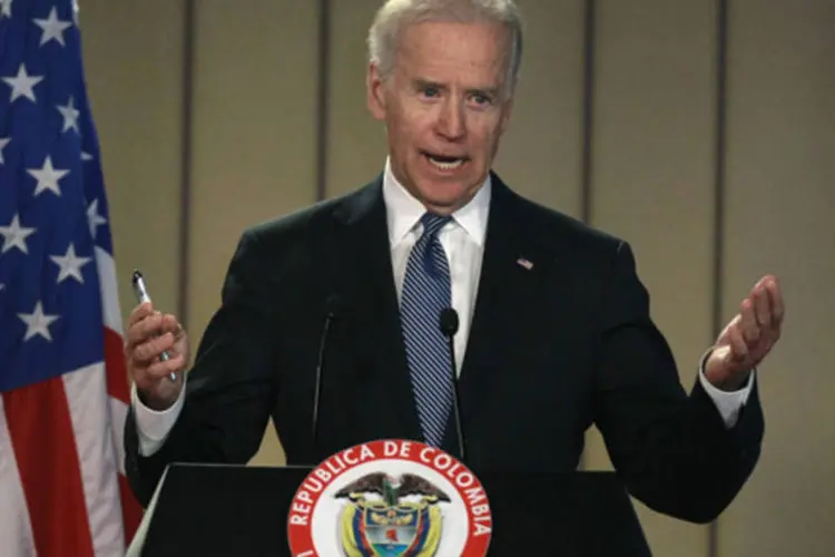 
	Joe Biden: chegada do primeiro P-8 aconteceu um dia antes da visita a T&oacute;quio do vice-presidente norte-americano
 (John Vizcaino/Reuters)