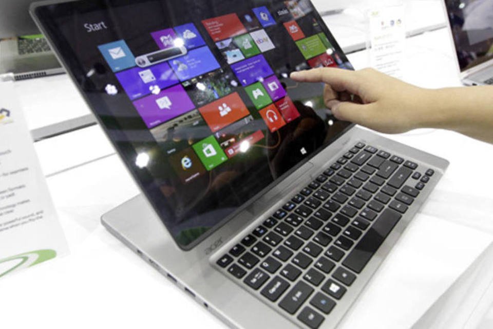 Acer estima vendas estáveis de notebooks no 2º tri