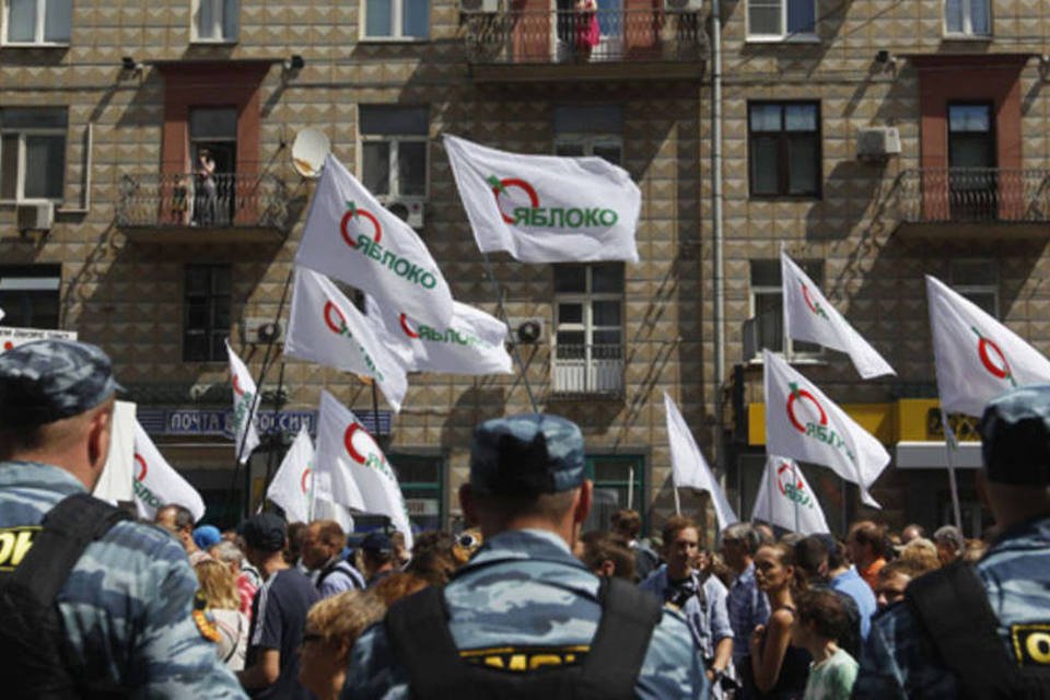 Dez pessoas são presas em protesto opositor em Moscou