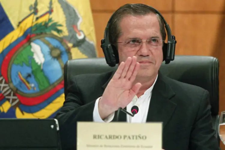 
	Ministro das Rela&ccedil;&otilde;es Exteriores do Equador, Ricardo Pati&ntilde;o: reuni&atilde;o visa&nbsp;acompanhar o di&aacute;logo pol&iacute;tico na Venezuela
 (Kham/Reuters)