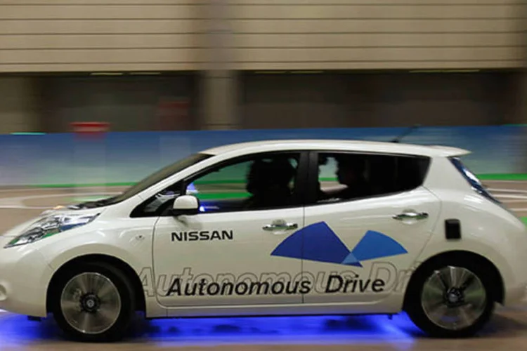 
	Carro aut&ocirc;nomo da Nissan: o Jap&atilde;o, o pa&iacute;s com um dos mais altos &iacute;ndices de envelhecimento e o 3&ordm; maior mercado para autom&oacute;veis, est&aacute; na dianteira da tend&ecirc;ncia de acidentes e de carros aut&ocirc;nomos
 (REUTERS/Yuya Shino)
