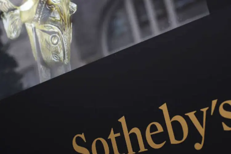 Sede da Sotheby's: venda arrecadou um total de 379.676 milhões, incluindo a comissão da Sotheby's de pouco mais de 12 por cento (Suzanne Plunkett/Reuters)