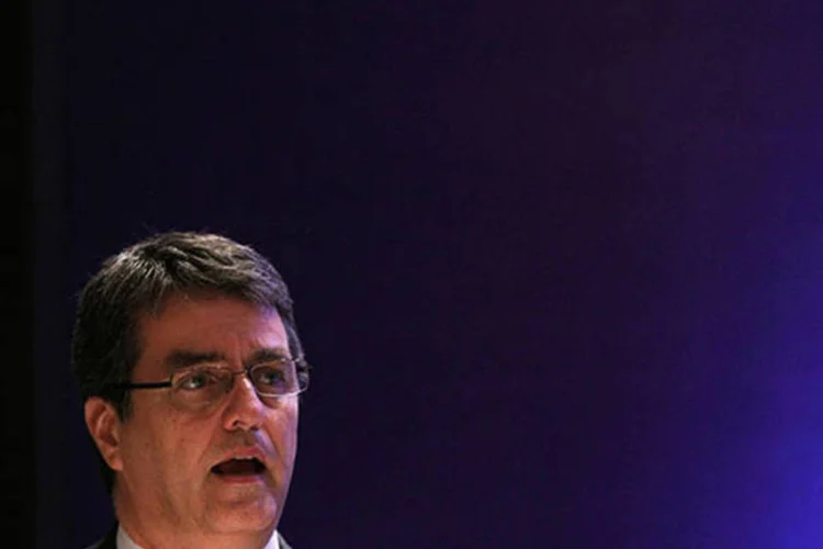 
	O diretor-geral da OMC, Roberto Azev&ecirc;do: queda da demanda na China &eacute; uma das principais raz&otilde;es para o encolhimento do com&eacute;rcio global
 (REUTERS/Anindito Mukherjee)