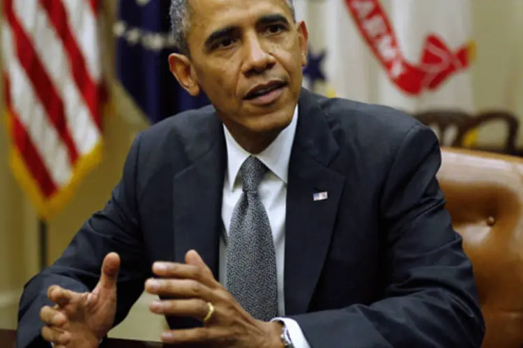 O presidente dos EUA, Barack Obama, participa de reunião com pequenos empresários na Casa Branca (Kevin Lamarque/Reuters)