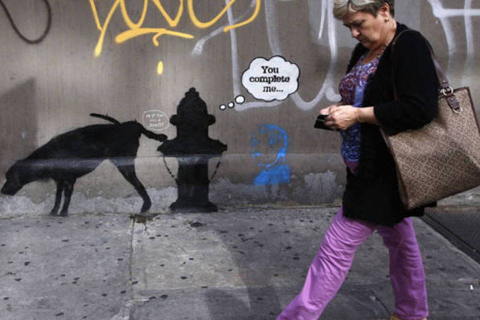 Primeiras peças de Bansky irão a leilão em Los Angeles
