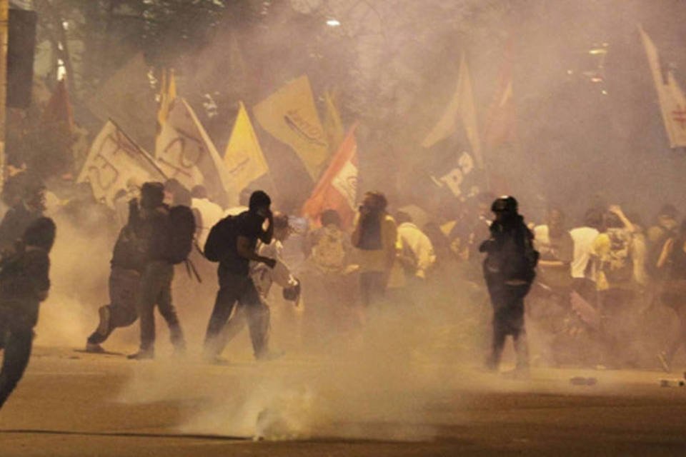 Em São Paulo, 56 são detidos durante protesto