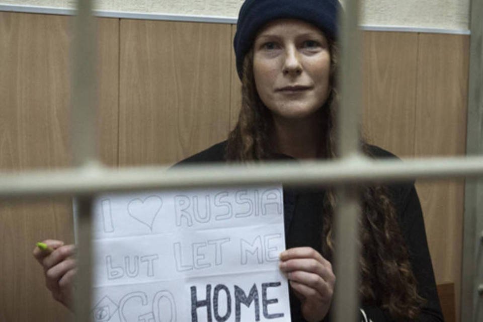 Tribunal vai se manifestar sobre ativistas presos na Rússia