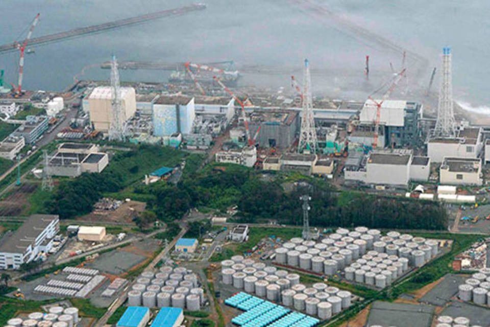Chuva causa transbordamento de água radioativa em Fukushima