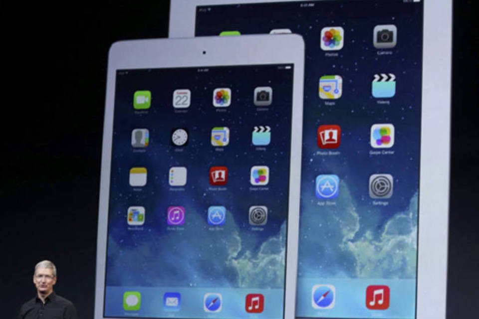 Apple amplia queda na Nasdaq no lançamento do iPad Air