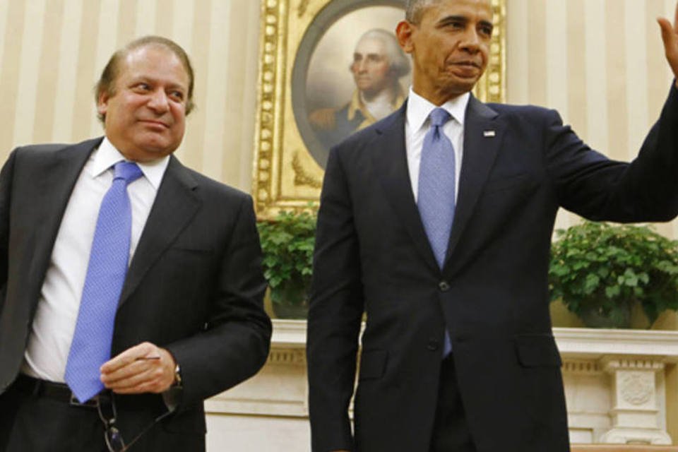 Obama e Sharif discutem drones e segurança