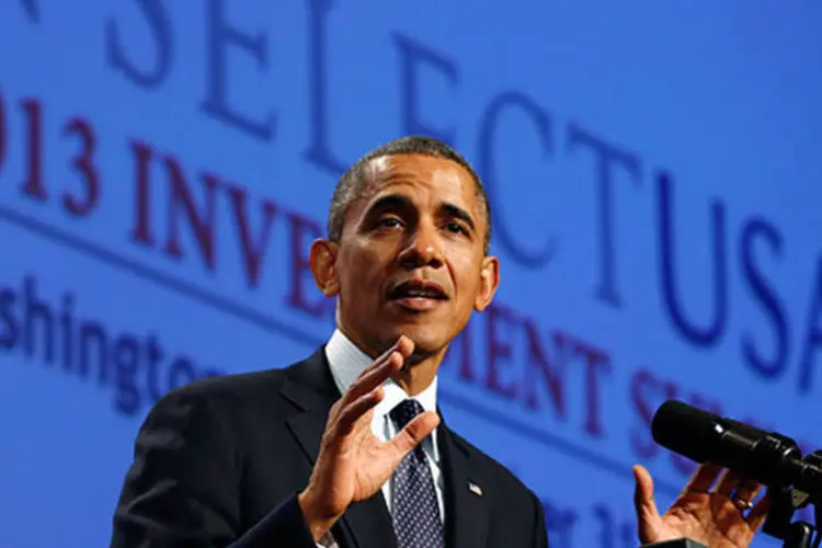 
	Barack Obama: &quot;vou fazer tudo o que for poss&iacute;vel para tentar resolver essas quest&otilde;es sem recorrer a conflitos militares&quot;, disse
 (REUTERS/Kevin Lamarque)