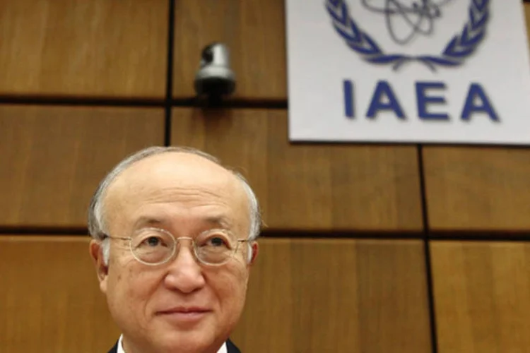 
	Diretor-geral da Ag&ecirc;ncia Internacional de Energia At&ocirc;mica (AIEA), Yukiya Amano
 (Heinz-Peter Bader/Reuters)