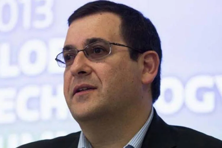 
	Dave Goldberg, CEO da SurveyMonkey, durante evento em San Francisco, Calif&oacute;rnia
 (Stephen Lam/Getty Images)