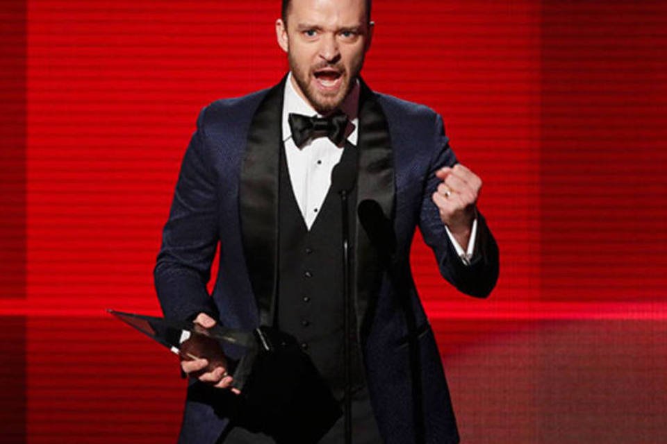 Justin Timberlake se destaca no American Music Awards