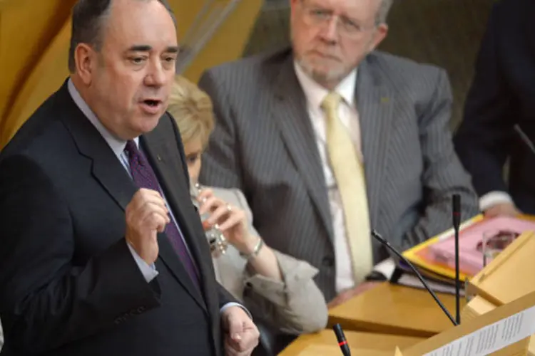 Alex Salmond: "nós sabemos que temos o povo, a capacidade e os recursos para tornar a Escócia um país mais bem-sucedido" (Russell Cheyne/Reuters)