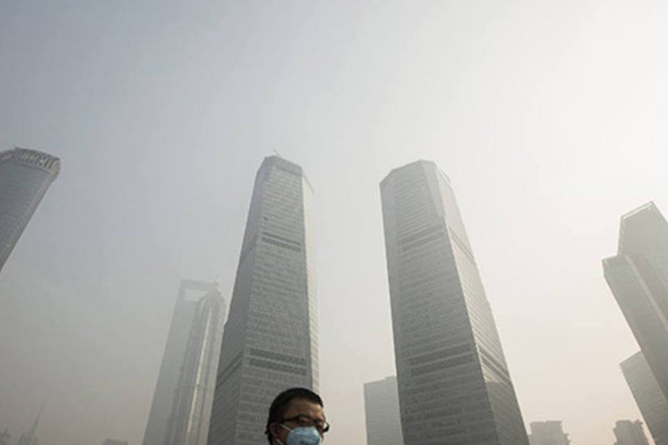 Poluição atinge nível alarmente em Xangai