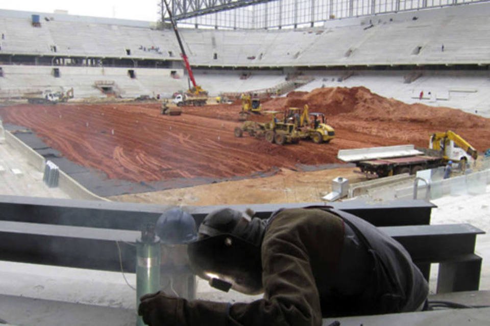 Mais atrasada, Arena da Baixada está 88,8% pronta