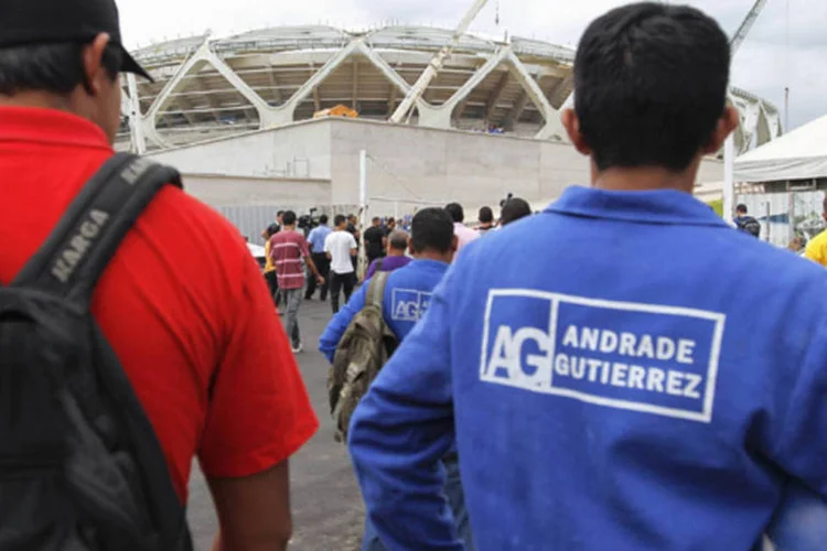 Andrade Gutierrez: a construtora mineira tenta levantar dinheiro novo no mercado para honrar o pagamento (Bruno Kelly/Reuters)