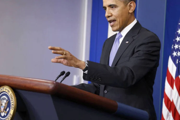 
	Presidente dos EUA, Barack Obama: a assinatura da lei encerra um ano de dissabores para Obama
 (Jonathan Ernst/Reuters)