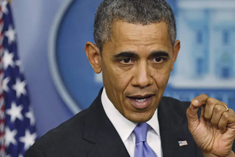 
	Presidente dos EUA, Barack Obama:&nbsp;Administra&ccedil;&atilde;o Obama fez advert&ecirc;ncias aos legisladores democratas que apoiam um aumento das san&ccedil;&otilde;es contra o Ir&atilde;
 (Jonathan Ernst/Reuters)