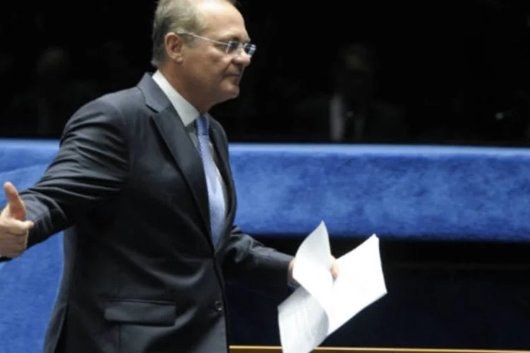 
	Presidente do Senado, Renan Calheiros (PMDB-AL): 512 pessoas foram demitidas ap&oacute;s corte determidado pelo parlamentar
 (Lia de Paula/Agência Senado)