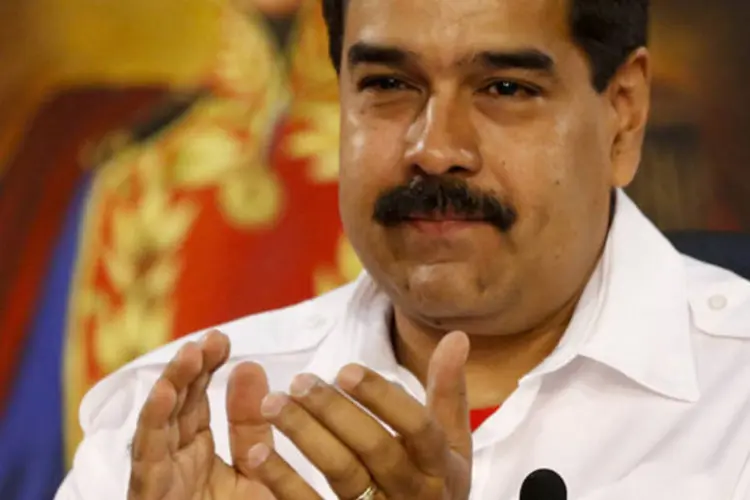 
	Presidente da Venezuela, Nicol&aacute;s Maduro:&nbsp;Maduro agradeceu pelo Twitter a mensagem do ex-presidente brasileiro
 (Carlos Garcia Rawlins/Reuters)
