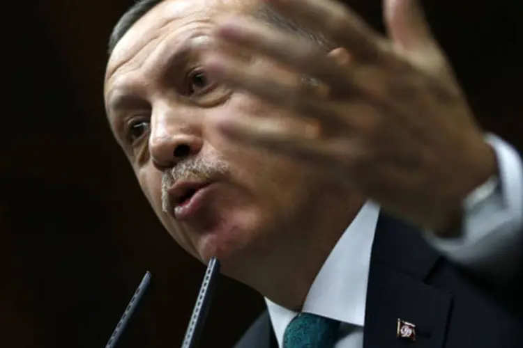 
	Presidente Tayyip Erdogan: ee acordo com os relatos, Yildiz puxou o gatilho, mas a arma n&atilde;o disparou
 (Umit Bektas/Reuters)