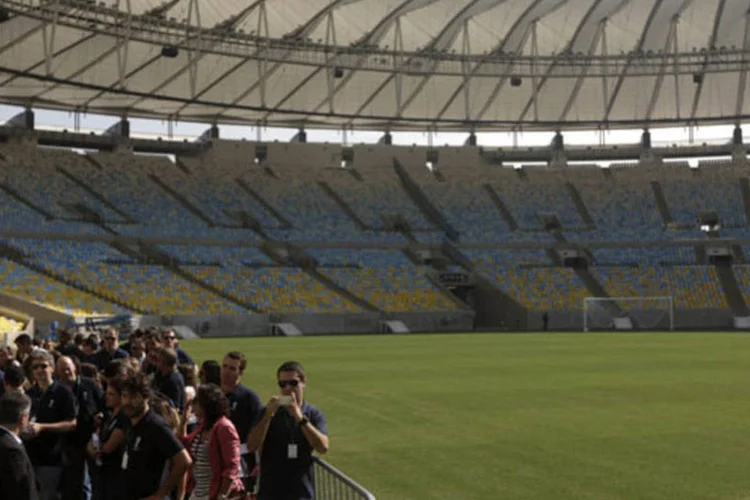 
	Maracan&atilde;: final da Copa n&atilde;o deve lotar o est&aacute;dio; nenhum dos jogos l&aacute; atingiu lota&ccedil;&atilde;o m&aacute;xima
 (Ricardo Moraes/Reuters)